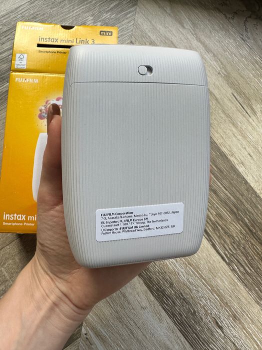 Drukarka zdjęć FUJIFILM Instax Mini Link 3 Biała Clay White bluetooth