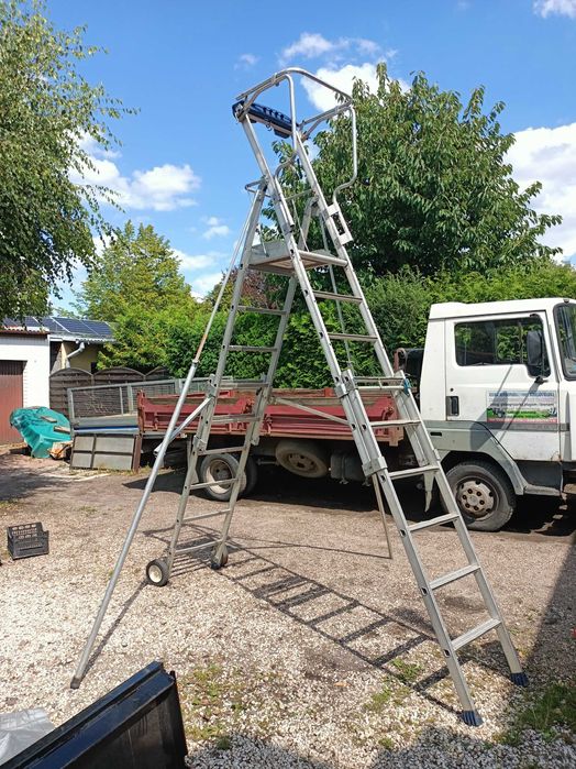 Drabina Aluminiowa Podest roboczy Rusztowanie 230 cm