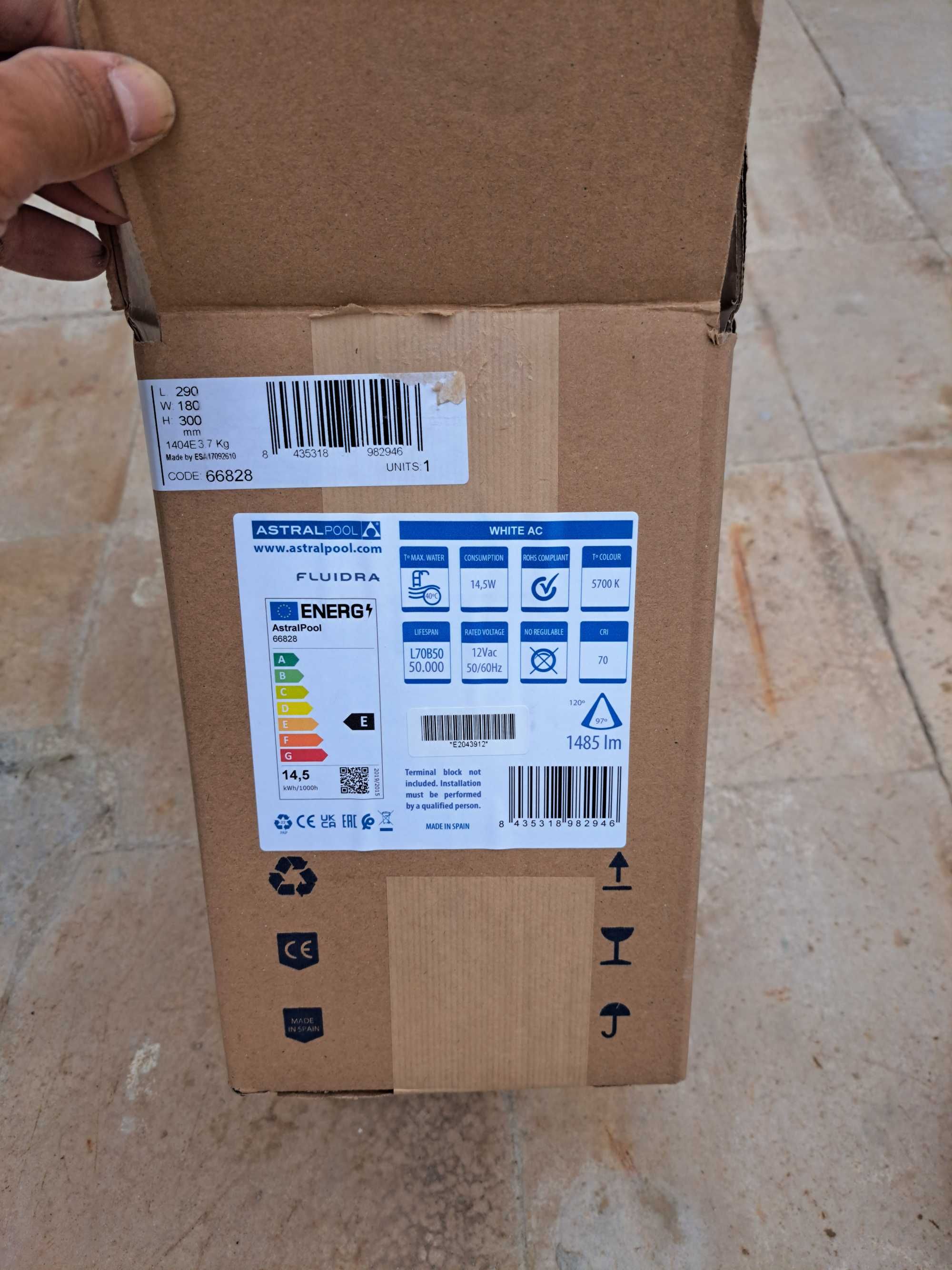 Luz led para piscina