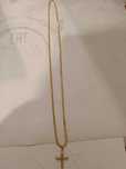 Sprzedam złoto lancuch 14 k 5 - 8 - 5  próba razem z krzyzem + 2 gram