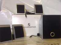 5 colunas de som soundstar.