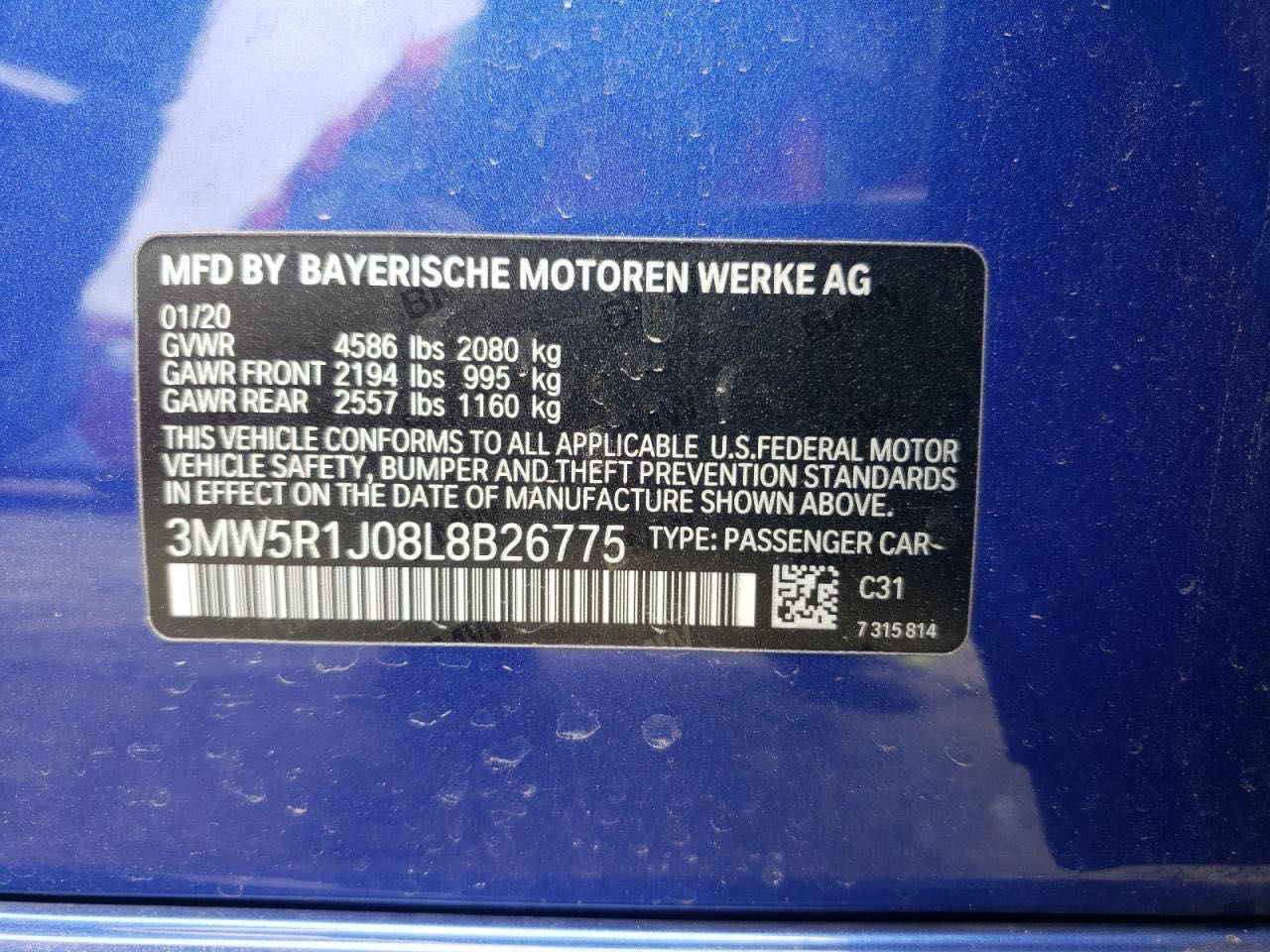BMW   330I   2020