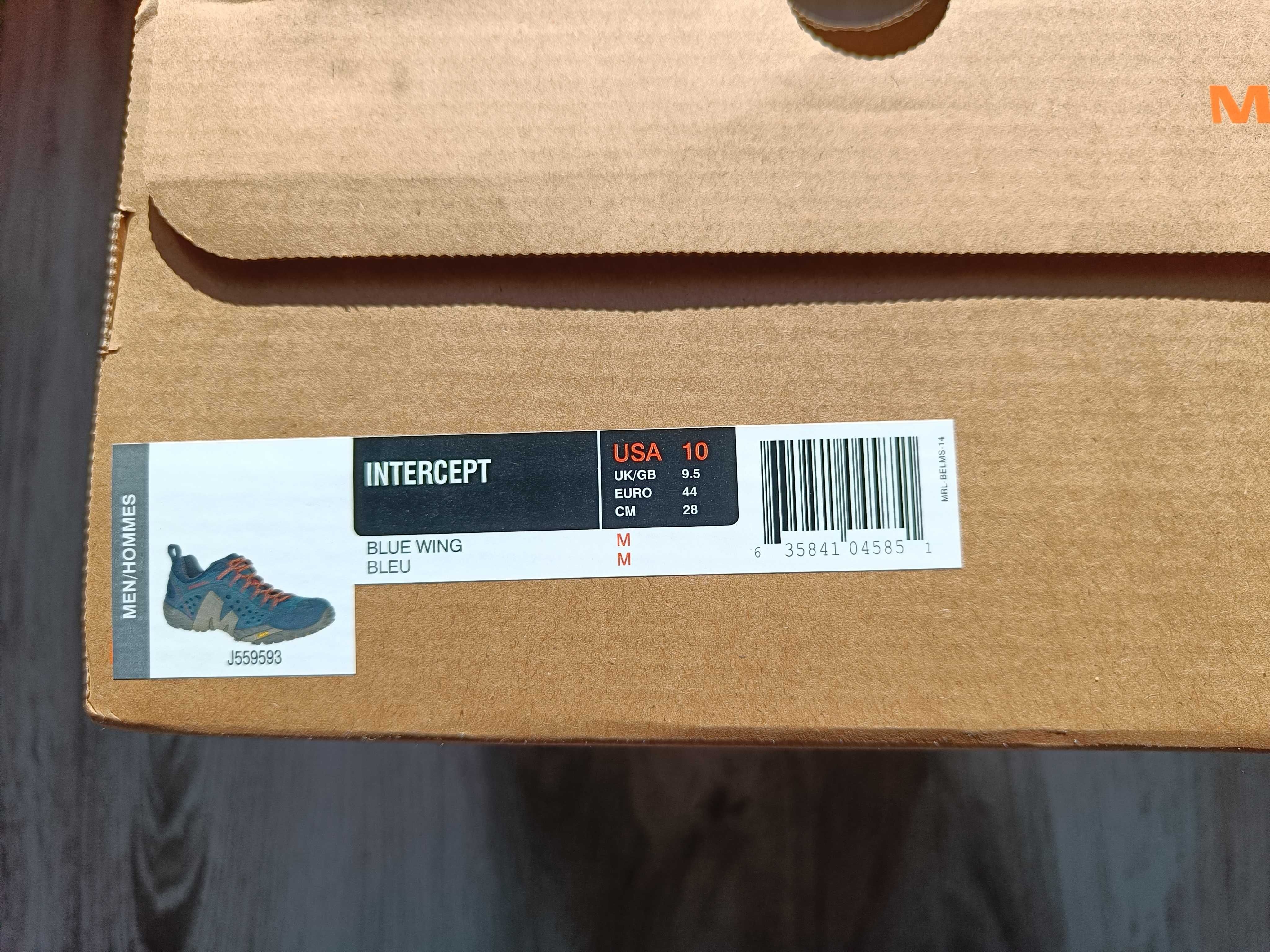 NOWE Buty trekkingowe męskie Merrell J559593 Intercept blue wing