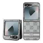 Etui DKNY Chequered Pattern Printed Stripes na Samsung Galxy Z Flip 6