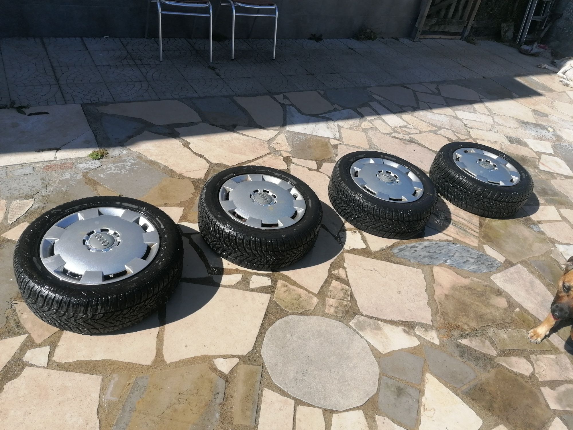 Jantes Audi Originais Classicas 16" com PENEUS NOVOS 280€