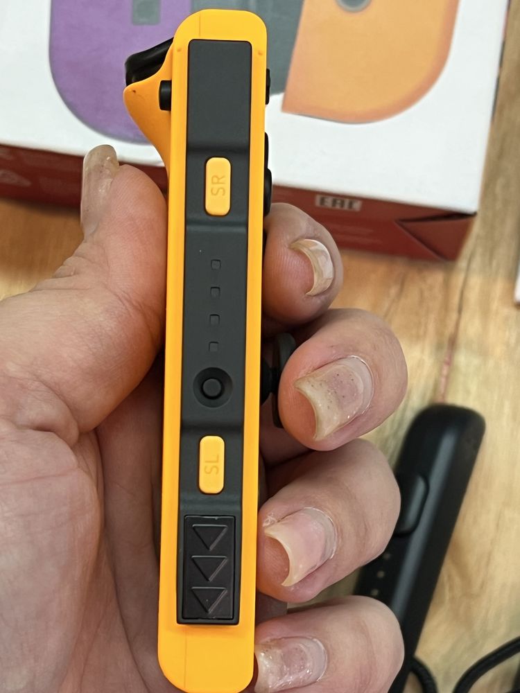 Joy-Con Nintendo Switch (E/D) - Roxo Laranja Néon original