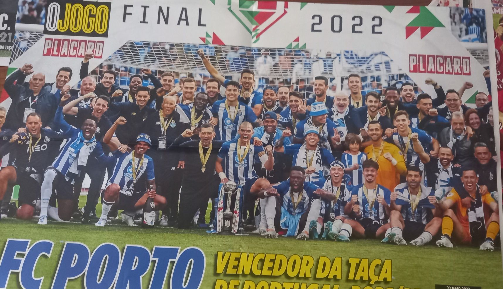 poster F. C. Porto vencedor Taça de Portugal 2021/22