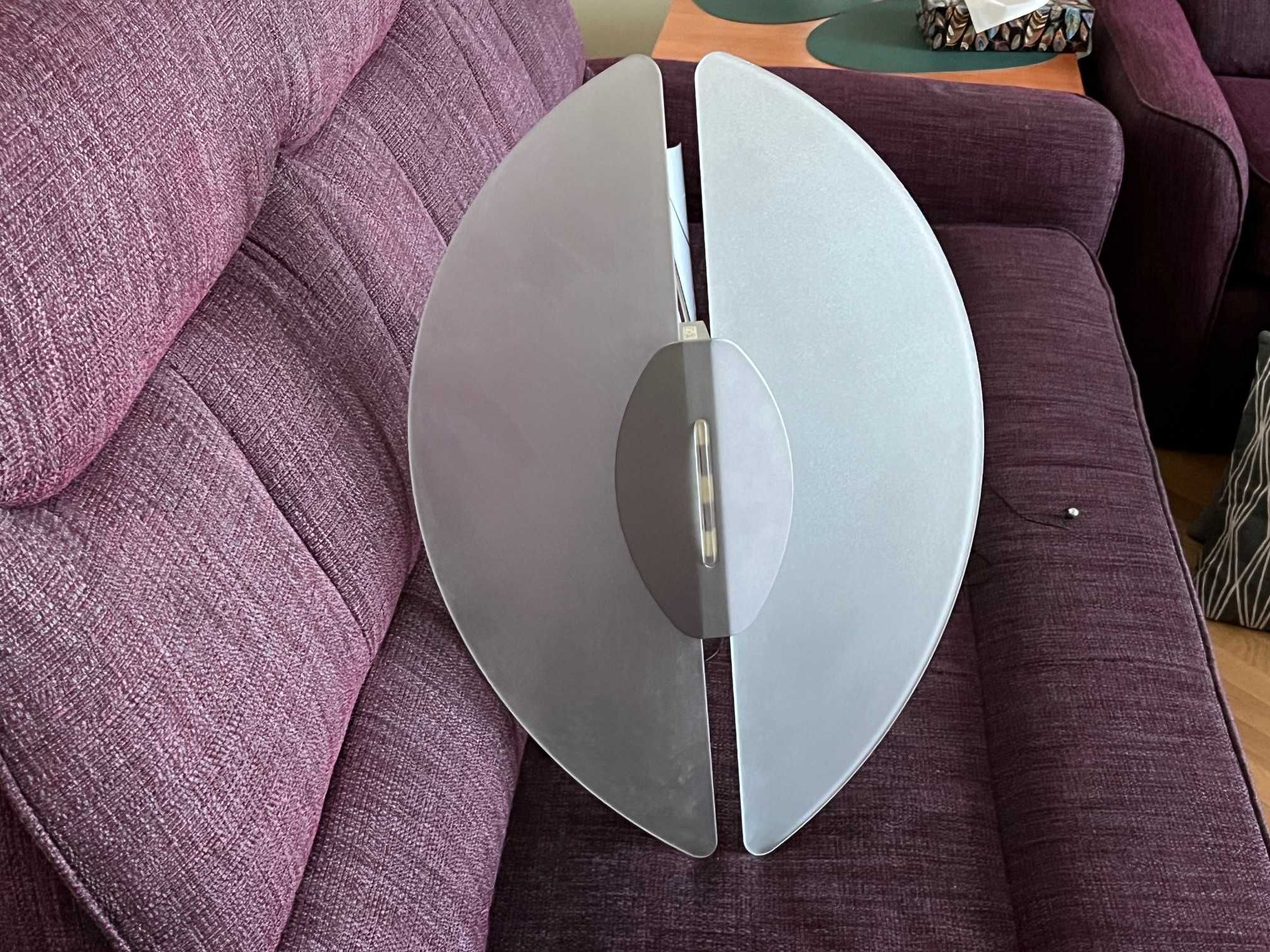Włoska lampa wisząca,sufitowa,żyrandol, metal,szkło,regulacja jasności