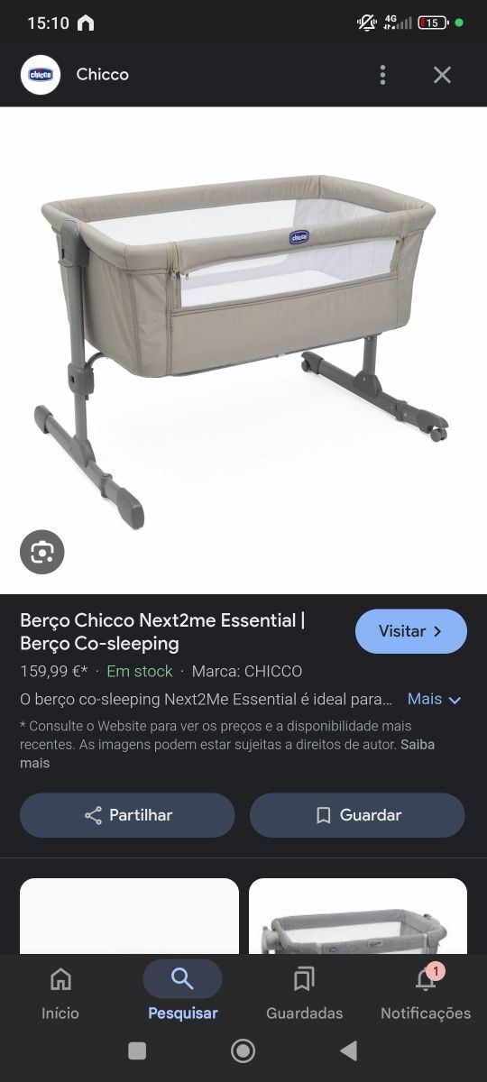 Berço next to me