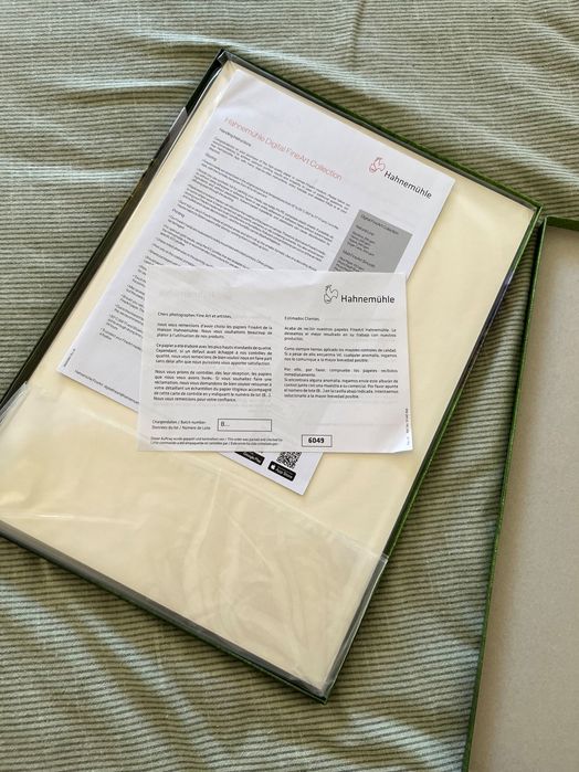Papel Fotográfico Inkjet Hahnemühle Bamboo 290 g/m² - A3 20 folhas