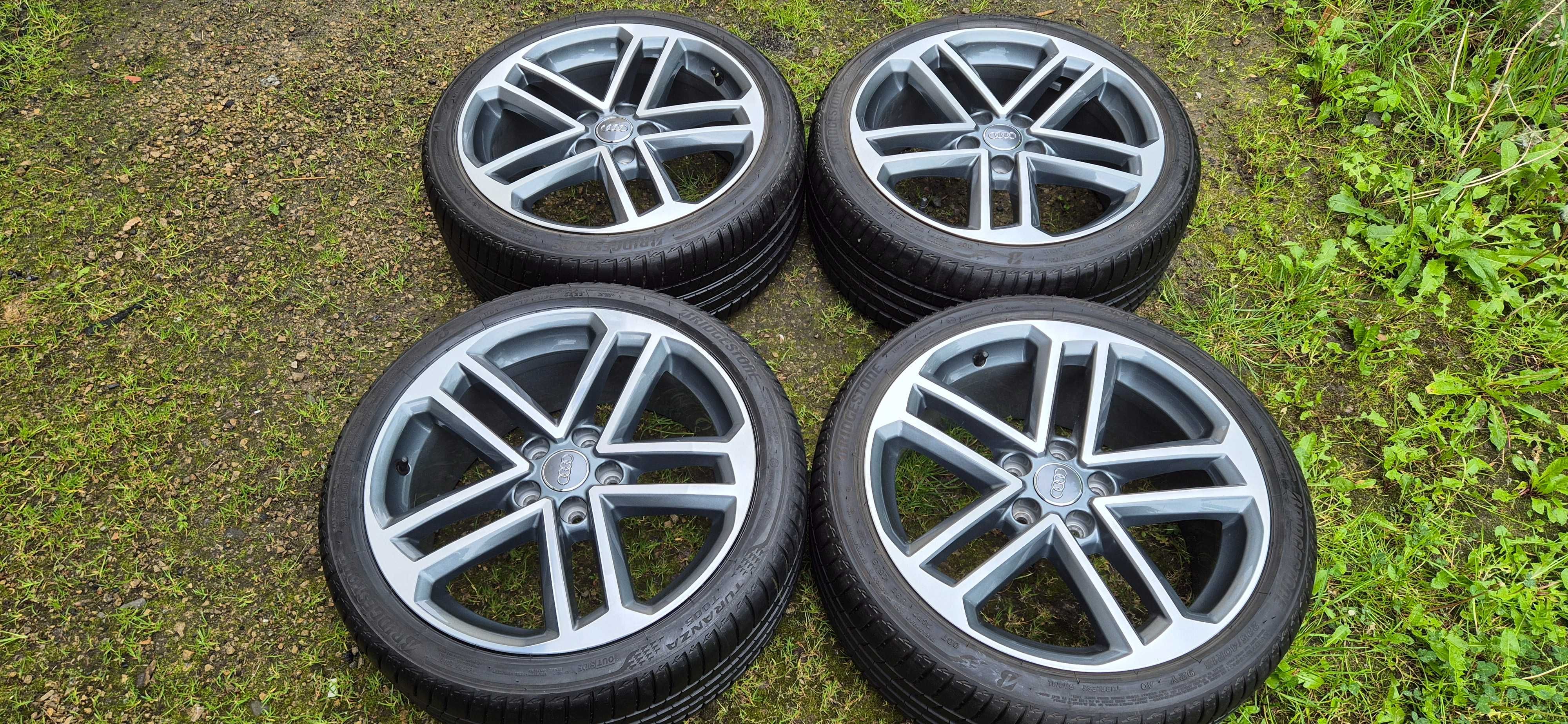 ORYGINALNE Koła letnie 18cali 5x112 ET46 AUDI A3 S3 8V0 jak NOWE