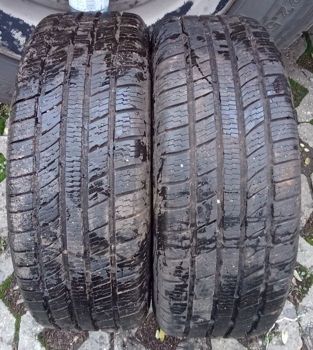 Felgi opony zima 14 VW Golf III 3 Passat Vento 2szt.