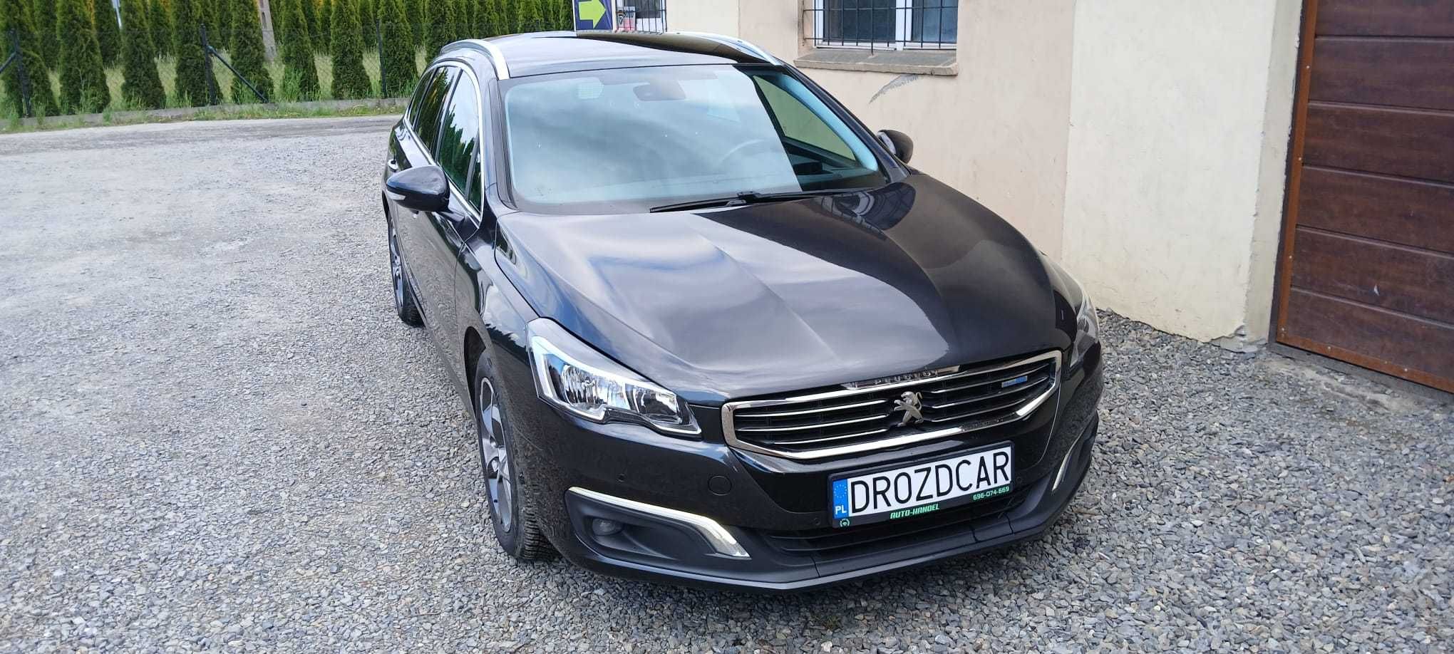 Peugeot 508 I 2.0, 2015r, allure BLUE HDi,panorama, bogato wyposażony