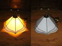 stara lampa tiffany kinkiet