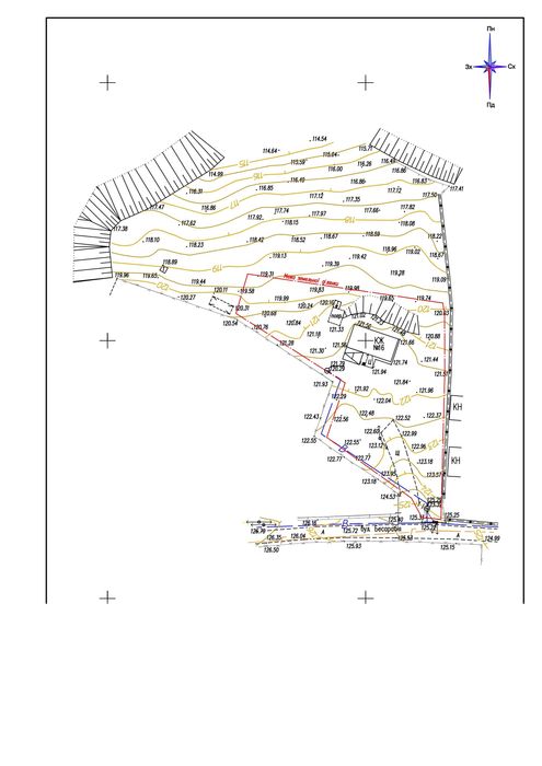Топографічна зйомка, Топозйомка з погодження, Топозйомка, 1:500, Топо