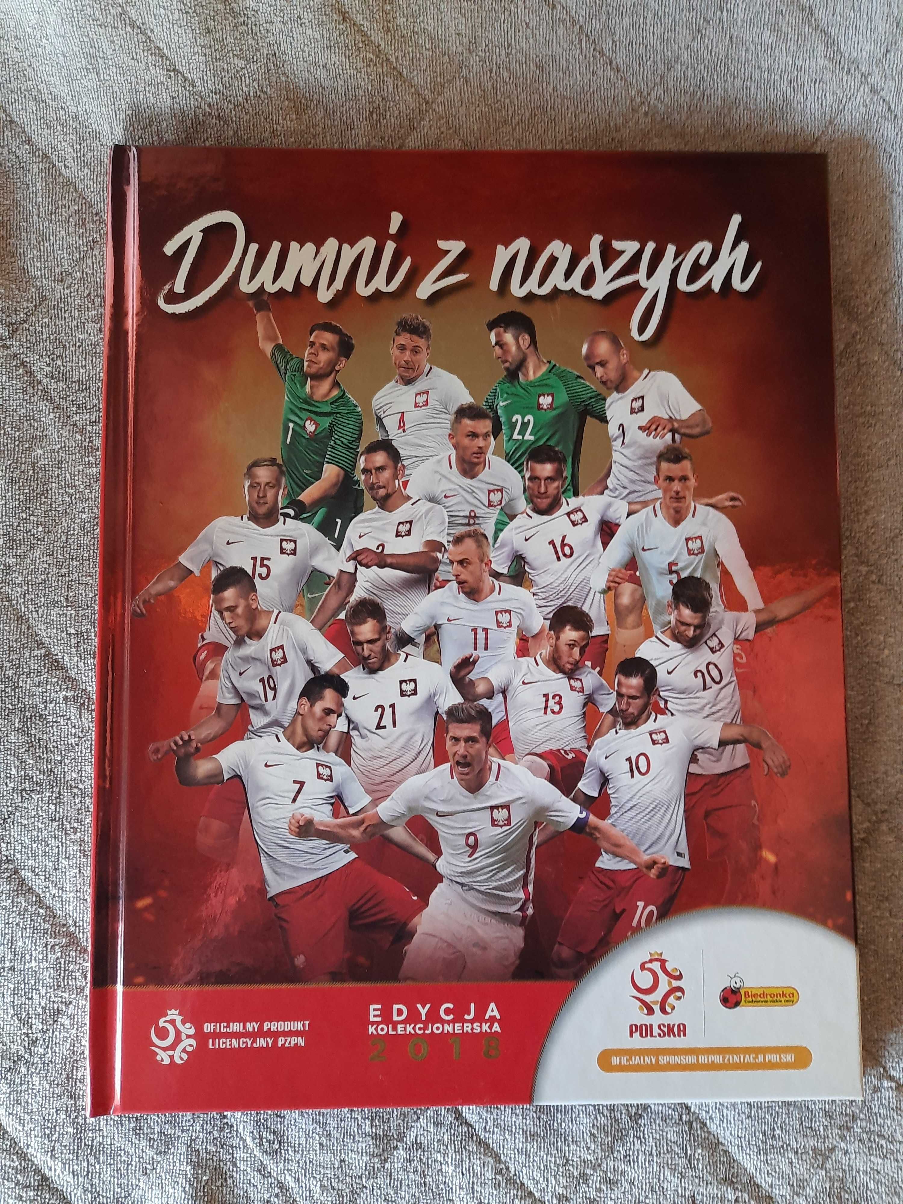 Dumni z naszych 2018 album komplet kart i naklejek kolekcjonerska