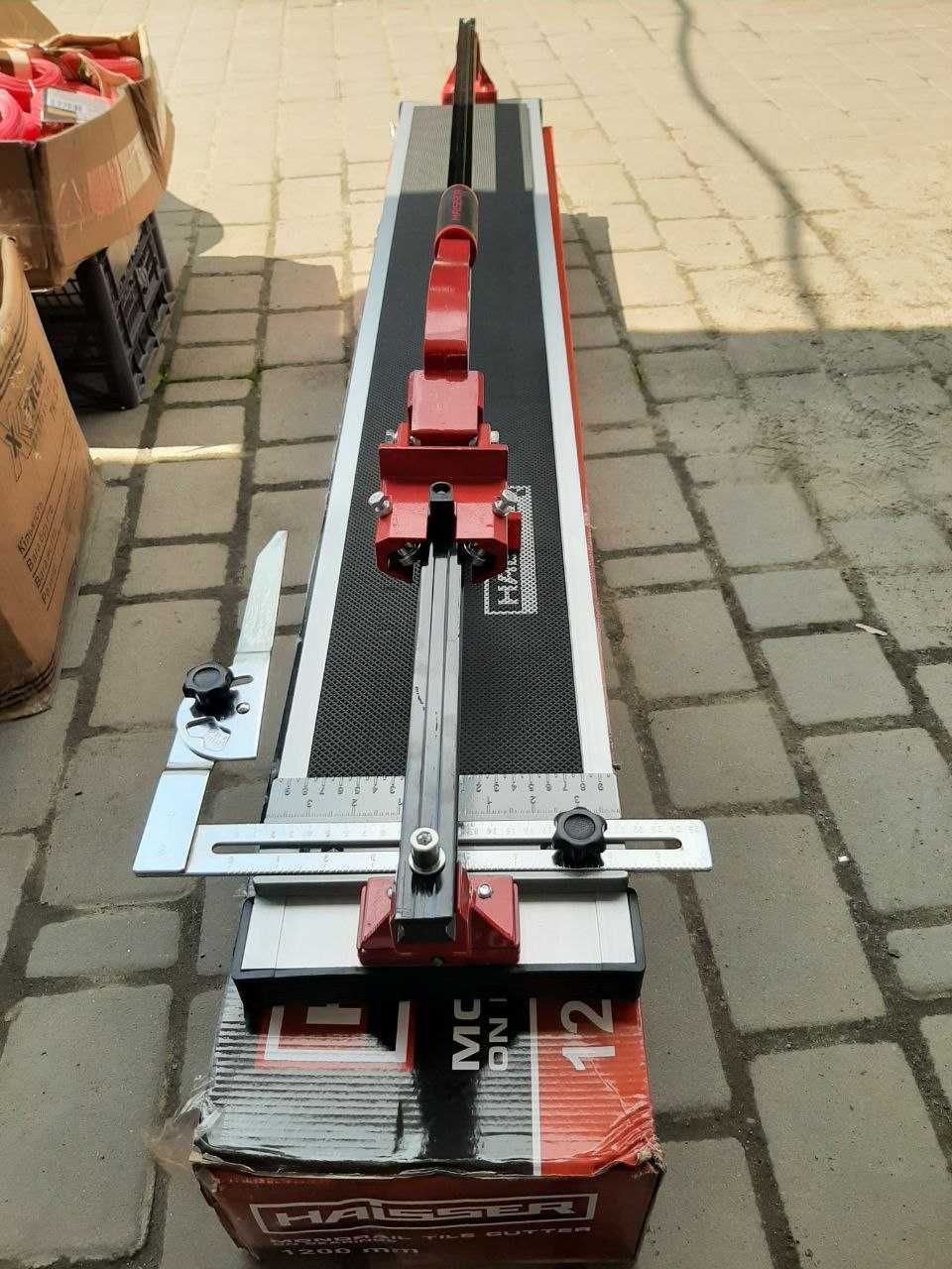 Плиткоріз HAISSER 1200 мм монорейковий на підшипниках новий