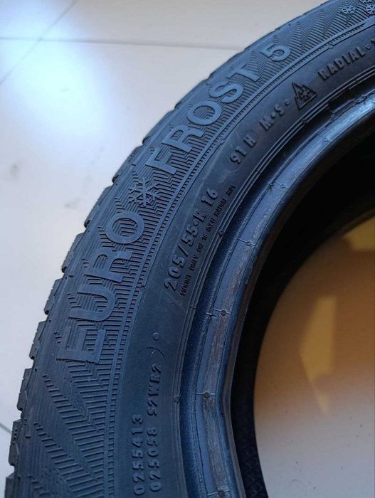 Пара шин б/у 205/55R16 91H Gislaved Euro Frost 5