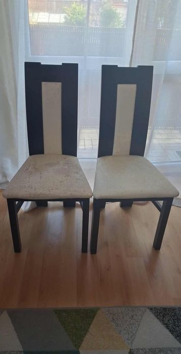 4 krzesła używane cena za jedno 75 zł