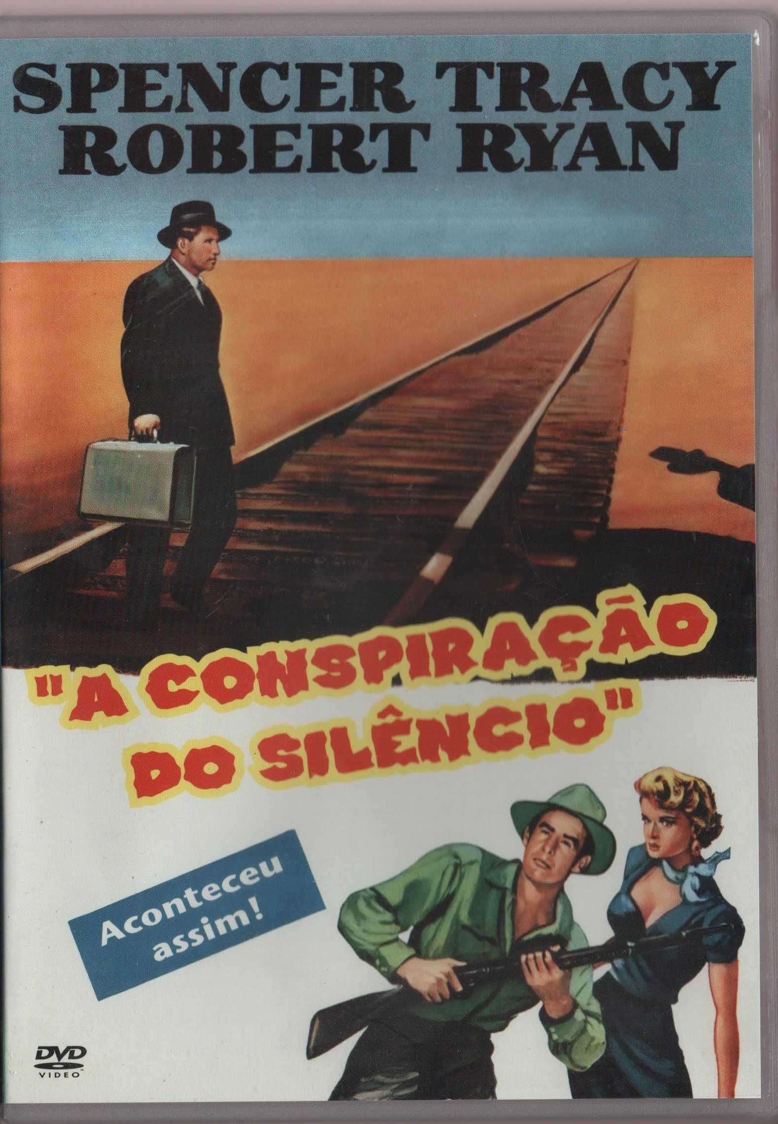 Dvd A Conspiração do Silêncio - thriller - Spencer Tracy - extras