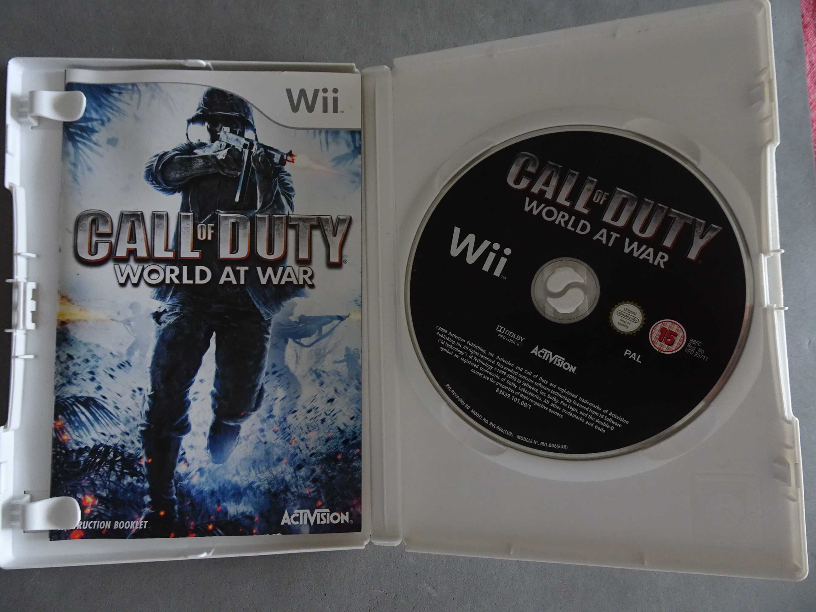 Jogo WII - Call of Dutty - World At War