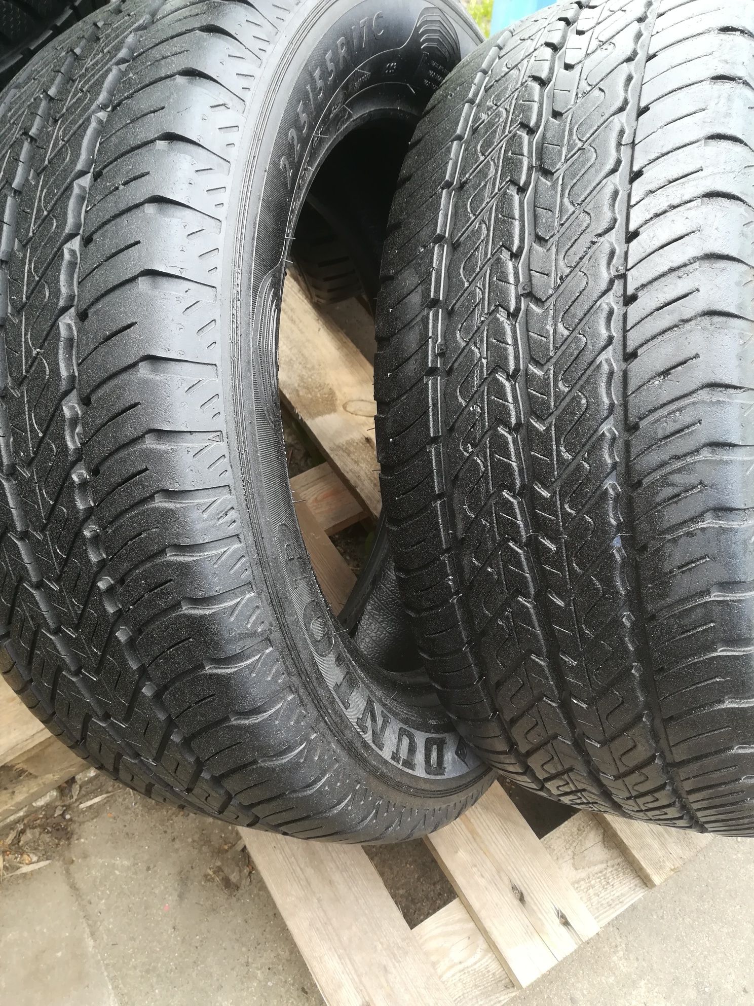 2 sztuki para opony letnie 225/55R17C Dunlop Econodrive 2019 r.6.5