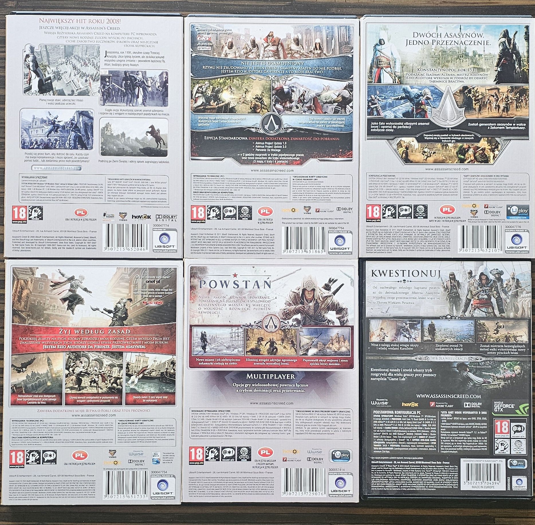 Kolekcja Assasin's Creed wersja Exclusive