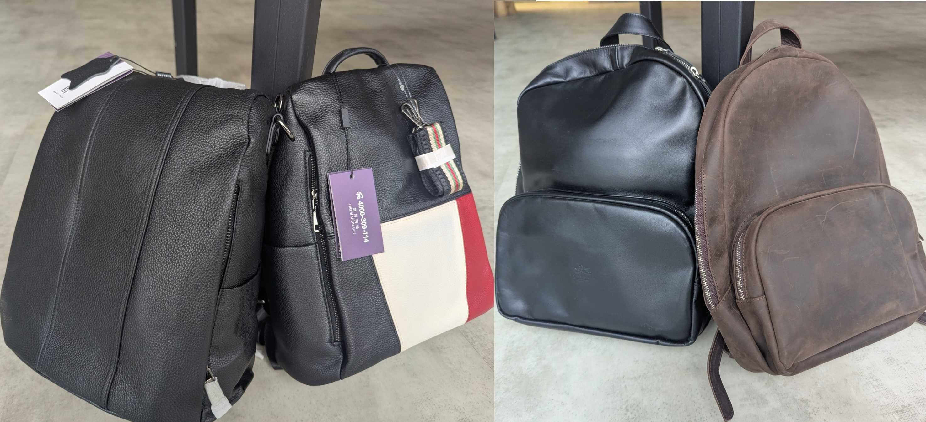 Новий шкіряний чоловічий рюкзак Zara потрфель є гурт
