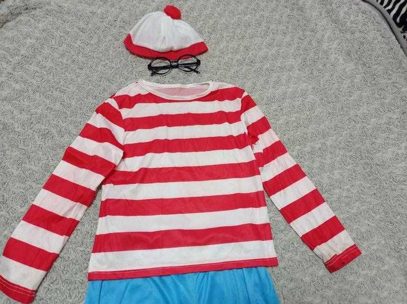 Новый карнавальный костюм уолли валли матрос, моряк 7-8 лет