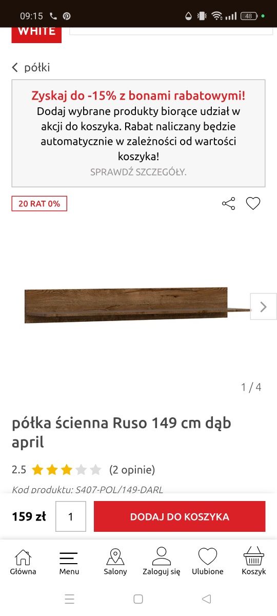 Komplet mebli Russo