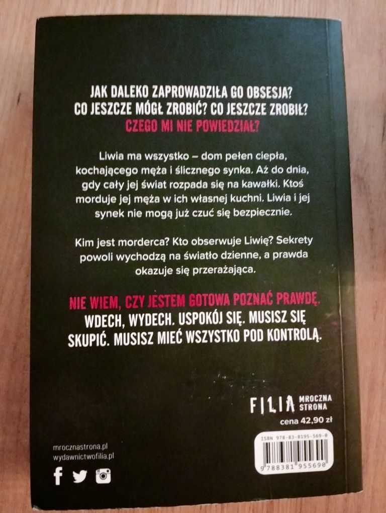 Olga Kruk Defekt thriller psychologiczny stan bardzo dobry