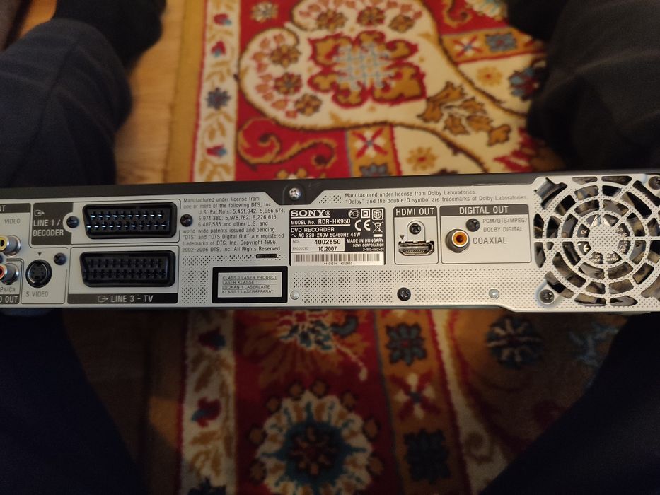 DVDплейер пишущий+ набір