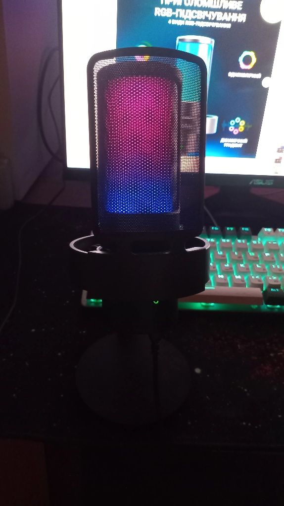 Fifine Am8 Plus RGB мікрофон