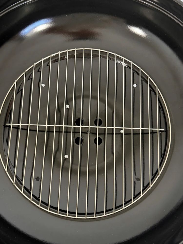 Grill ogrodowy węglowy ruszt zestaw BBQ majówka wakacje lato impreza