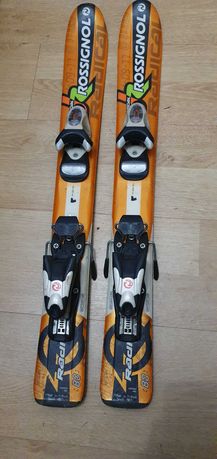 Narty Rossignol Radical 80 wiązania Rossignol +kijki Rossignol 75 cm