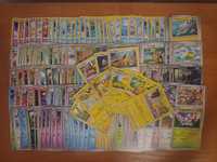 200 Kart Pokemon + Gratisy, Pikachu, Eevee. Bez Powtórek. Oryginalne
