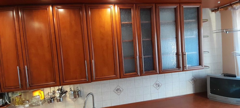 Szafki kuchenne duży komplet + stół z krzesłami i AGD