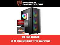 Nowy Komputer Gamingowy Ryzen 7 7700 Win11 32GB DDR5 2TB RX7800XT 16GB