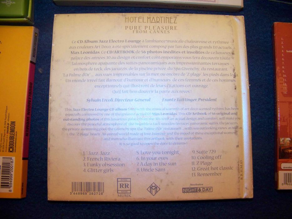lote 8 cd´s coletâneas - chillout, remixed, café oriental, chill jazz