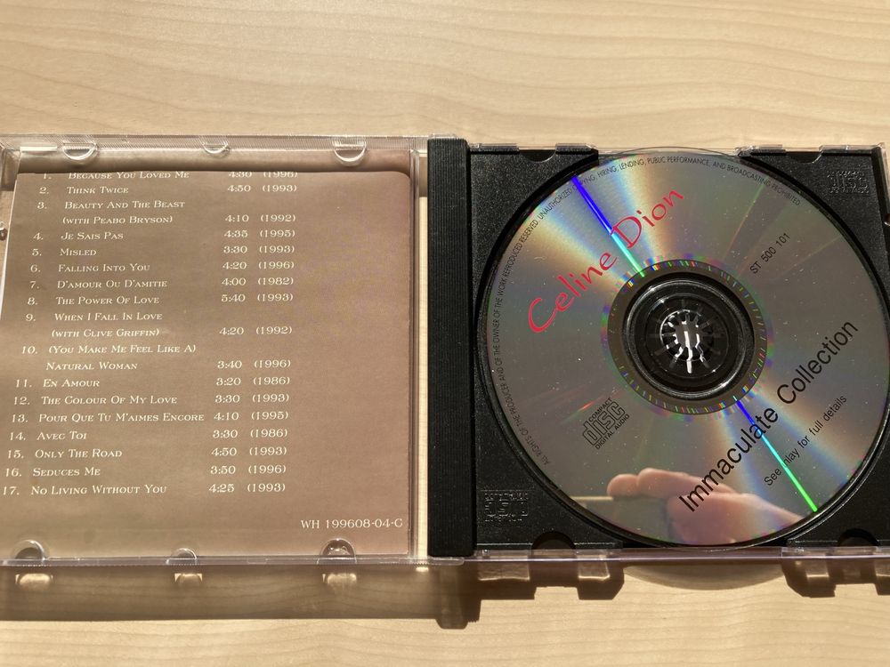 Plyta CD Celine Dion - Immagulate Collegtion