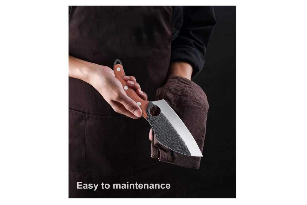 Oryginalny ręcznie kuty nóż tasak JAPOŃSKI 15CM