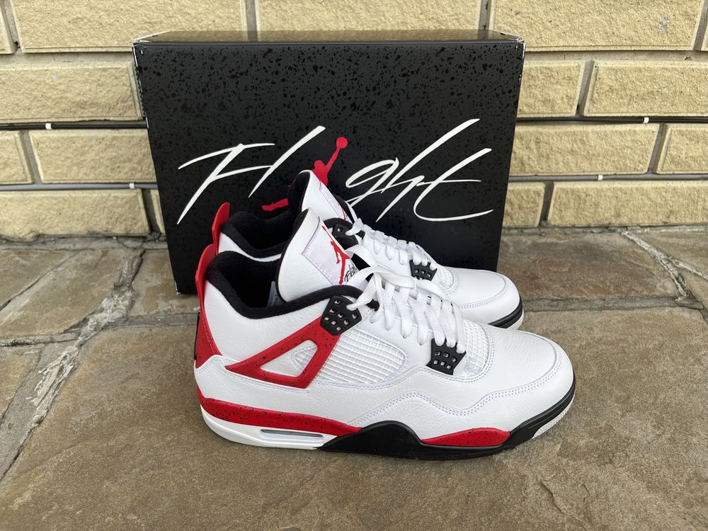 Кроссовки Jordan 4 Retro Red Cement Оригинал