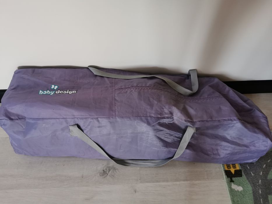 Składany kojec, łóżeczko turystyczne dla dzieci z materacem i torbą tr