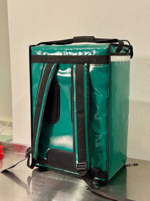 Термо сумка рюкзак для доставки Мікрозелені. Сумка для курʼєра