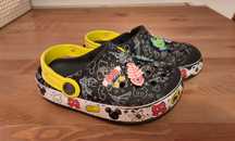 Crocsy dziecięce myszka Mickey z przypinkami