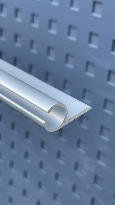 Профіль лікпаз алюмінієвий анодований одинарний під кедер, маркіза