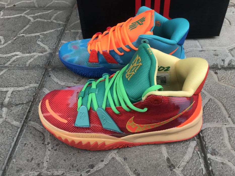 Баскетболні Nike Kyrie 7 Fire and Water 37-45 червоно-сині