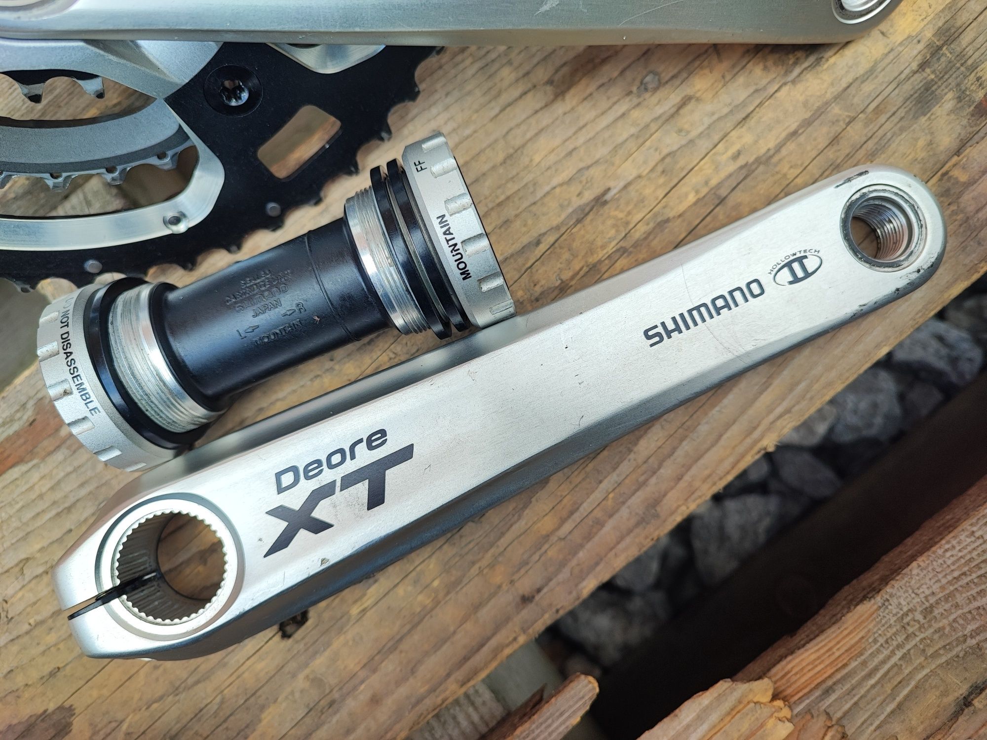 Korba rowerowa Shimano Deore XT M770 175mm Hollowtech 2 Retro MTB