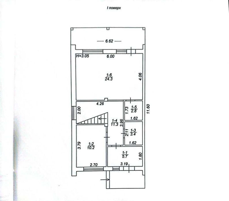 Будинок, 2пов. Без ремонту. с. Крюківщина, Бучанський район