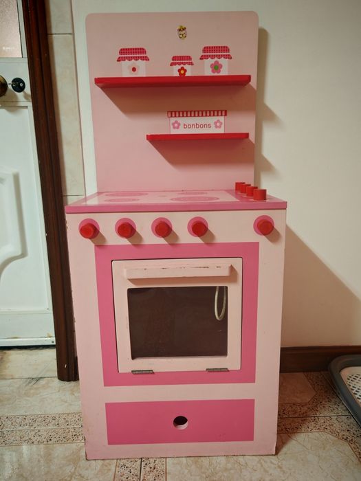 Cozinha de madeira brincar